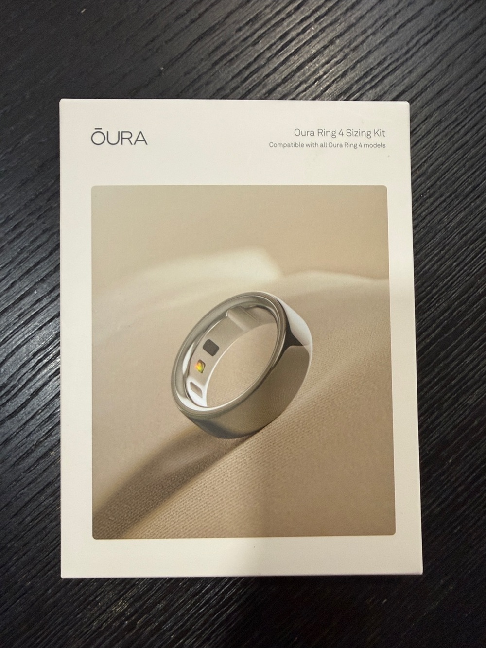 Oura Ring 4 Sizing Kit - White